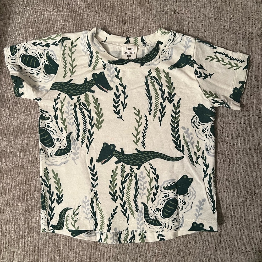 Kate Quinn Toddler Alligator Print Tee